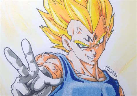 como dibujar a vegito|vegeta dibujos.